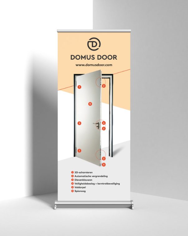 Domus Door Rolbanner